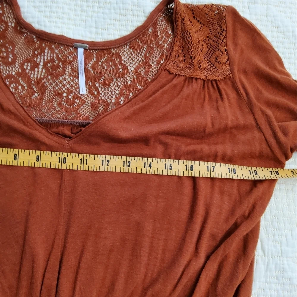 Free People Moonlight Romantic Drop Waist Tunic Size S